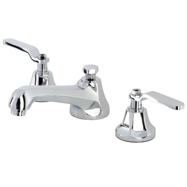 Kingston Brass KS4461KL Widespread Bathroom Faucet with Brass Pop-Up, Polished Chrome KS4461KL - main